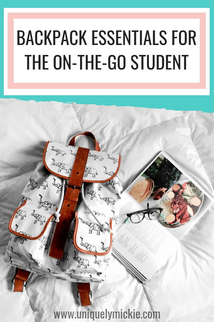 Backpack Essentials for College Students