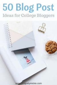 Get some ideas for future blog posts for college & lifestyle bloggers.