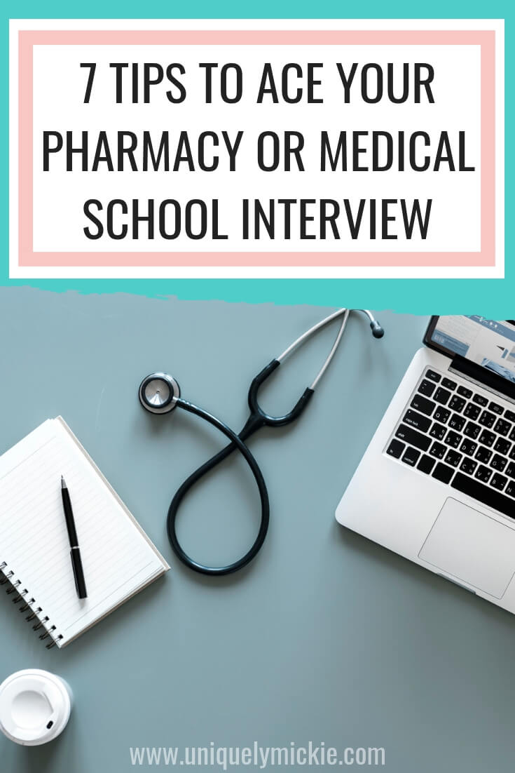 Pharmacy or Medical School Interview