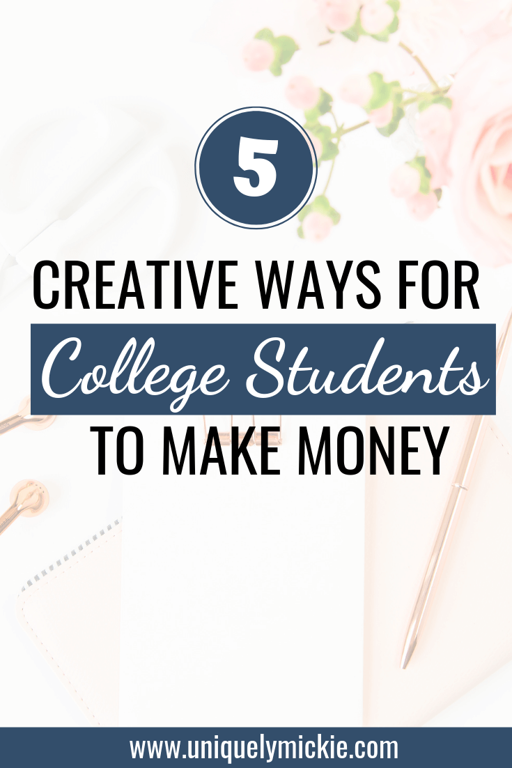 Time is super important in college, and we don’t have time to get traditional jobs sometimes. Instead check out these 5 jobs that allow you to set your schedule and allow you to be to your own boss. Here are 5 creative jobs for college students to make money. 
