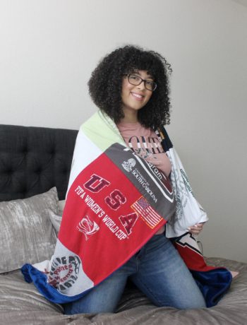 A t-shirt quilt is the perfect gift for anyone and with MemoryStitch, they make it so easy to make a customized t-shirt quilt in only a few simple steps! Read my review here.