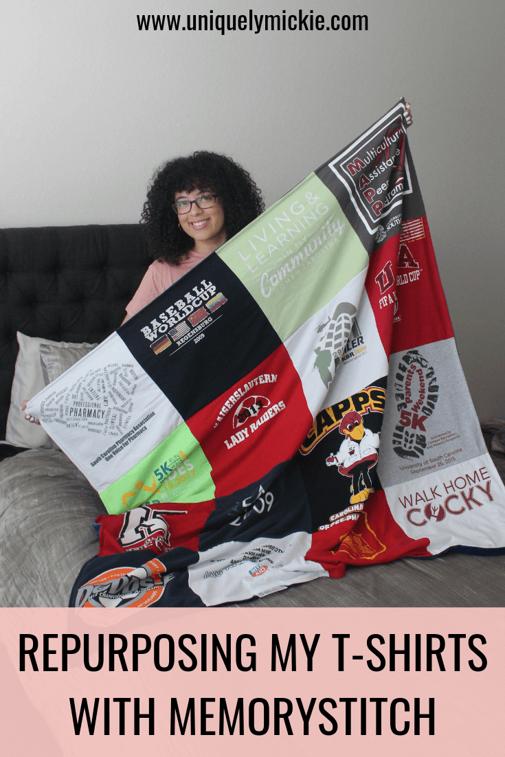 A t-shirt quilt is the perfect gift for anyone and with MemoryStitch, they make it so easy to make a customized t-shirt quilt in only a few simple steps! Read my review here.