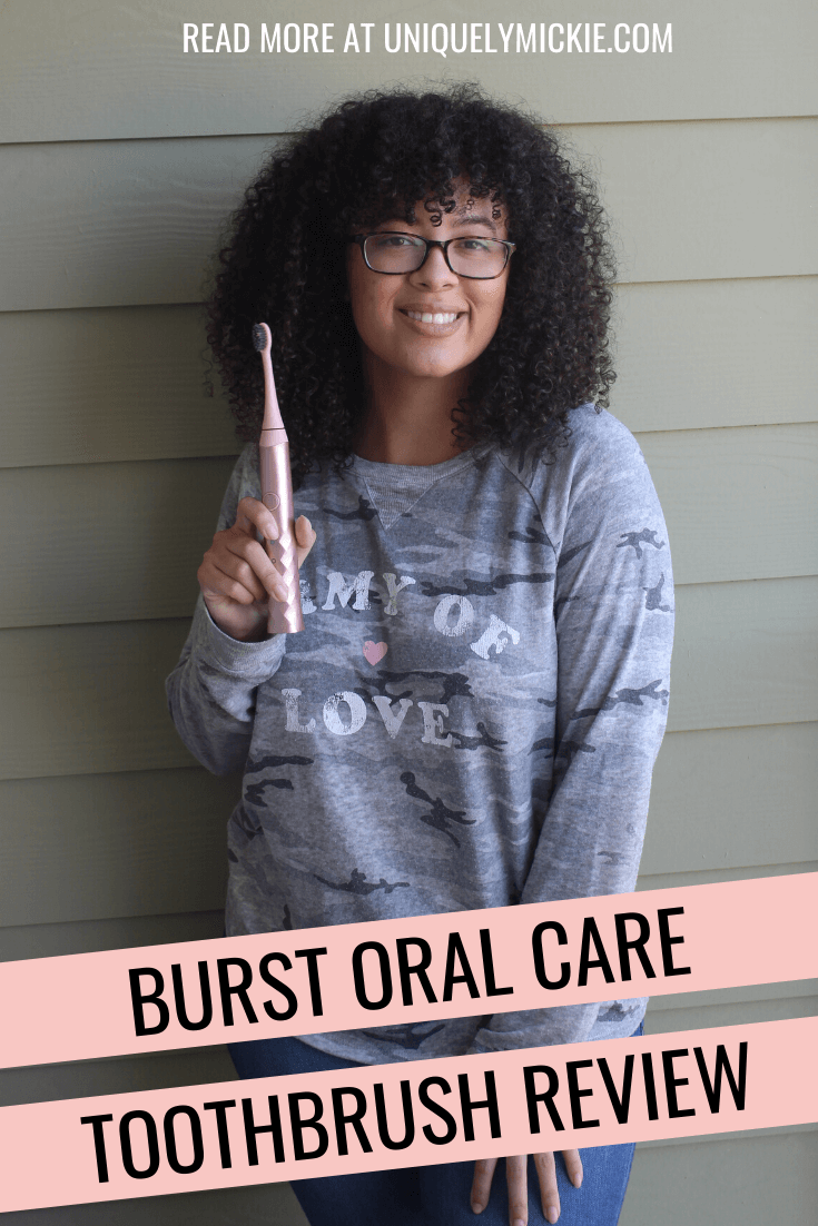 With the BURST Oral Care Toothbrush, my teeth not only feel clean, but they are whiter with every spin. Read my full review on my blog today!