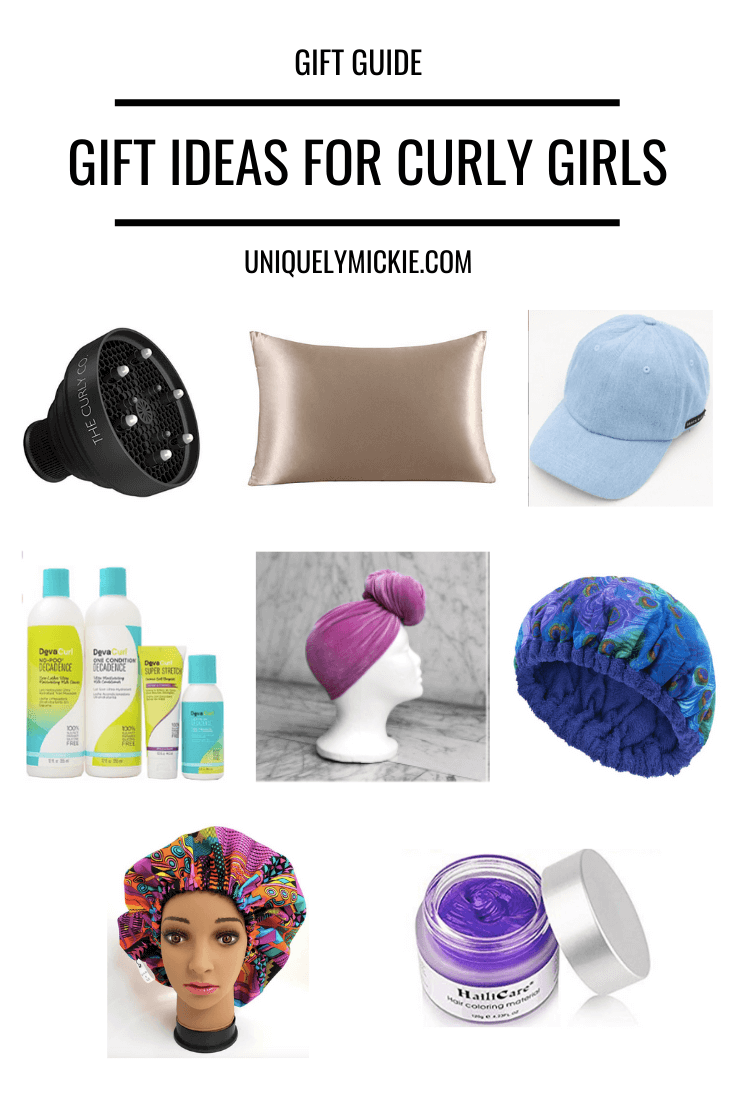 Being a girl with curly hair can be expensive! This holiday season gift your curly girl with some exciting new tools, head wraps, and fun colored hair wax. Enjoy this ultimate guide curly girl gift guide! 