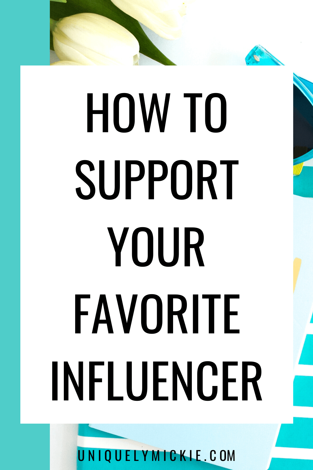 In today’s blog post, I’m sharing 8 easy ways to celebrate and your support your favorite influencer and contact creator. 