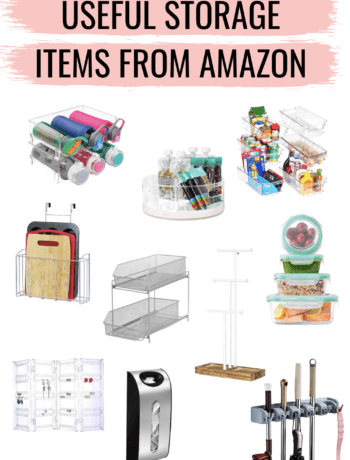 My favorite part of the spring season is the spring refresh and re-organization that people tend to do. If you’re looking for some great organization finds from Amazon, then you clicked on the right blog post. In today’s post, I’m sharing my favorite organization finds from Amazon!