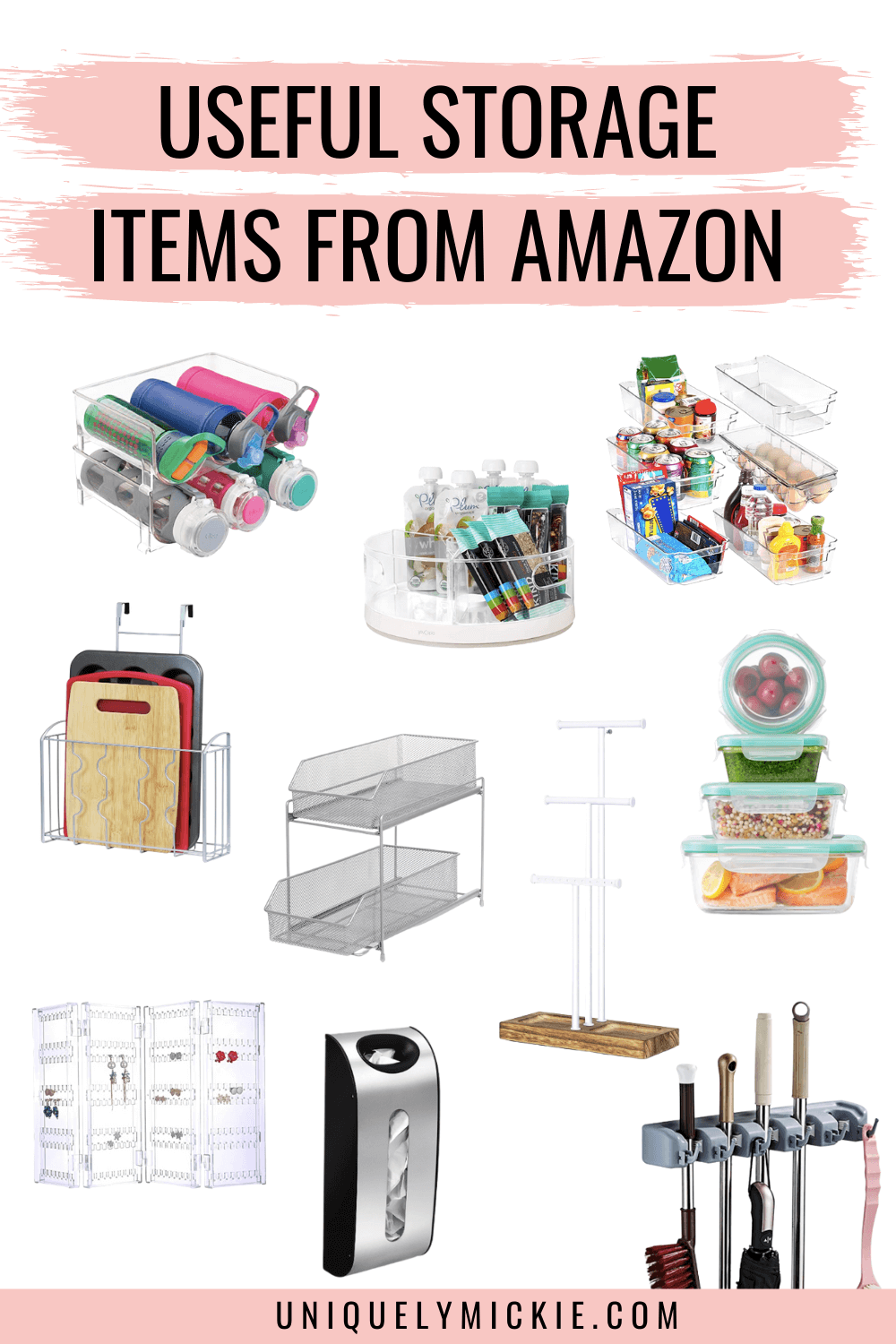 My favorite part of the spring season is the spring refresh and re-organization that people tend to do. If you’re looking for some great organization finds from Amazon, then you clicked on the right blog post. In today’s post, I’m sharing my favorite organization finds from Amazon!
