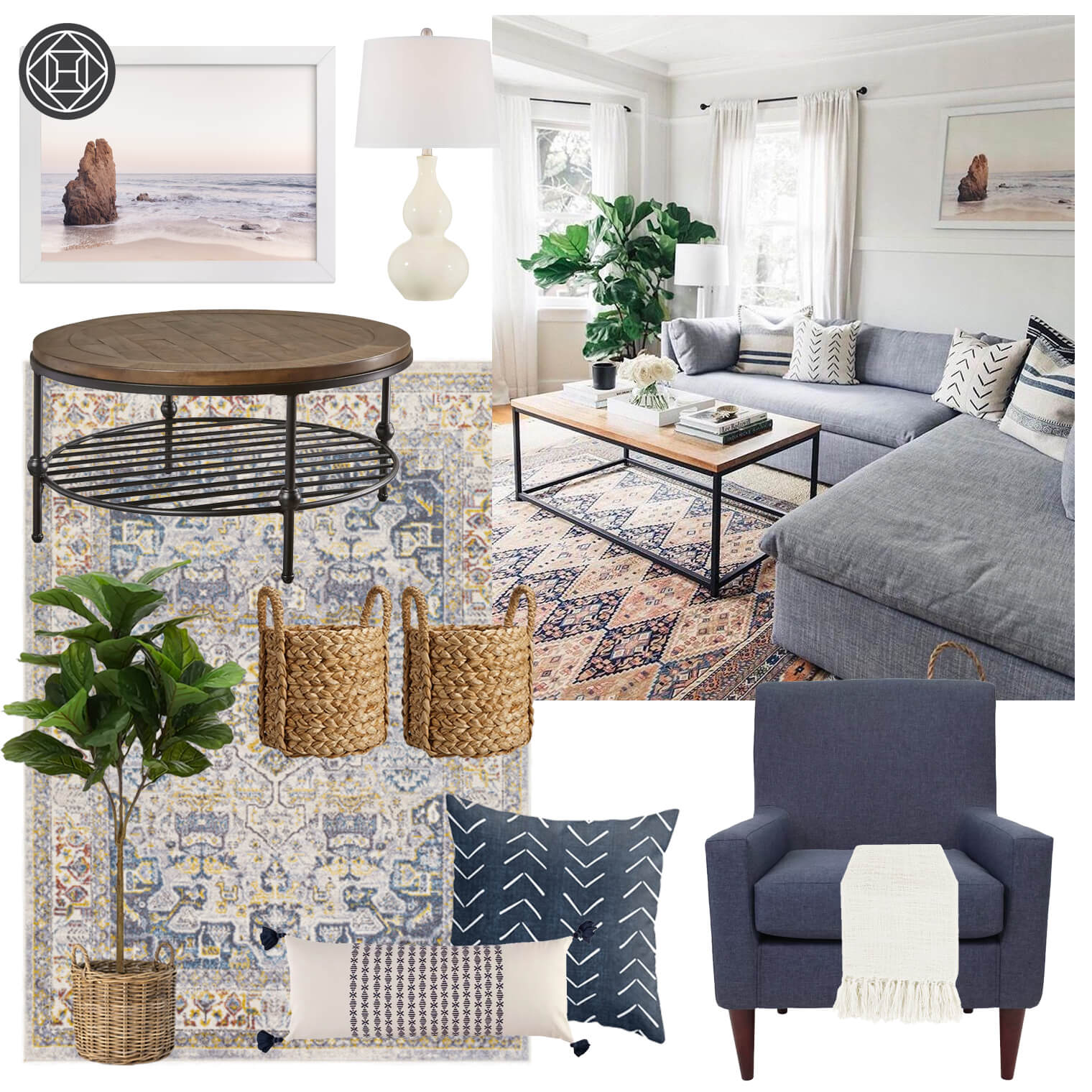 Living Room Inspiration with Havenly   Uniquely Mickie