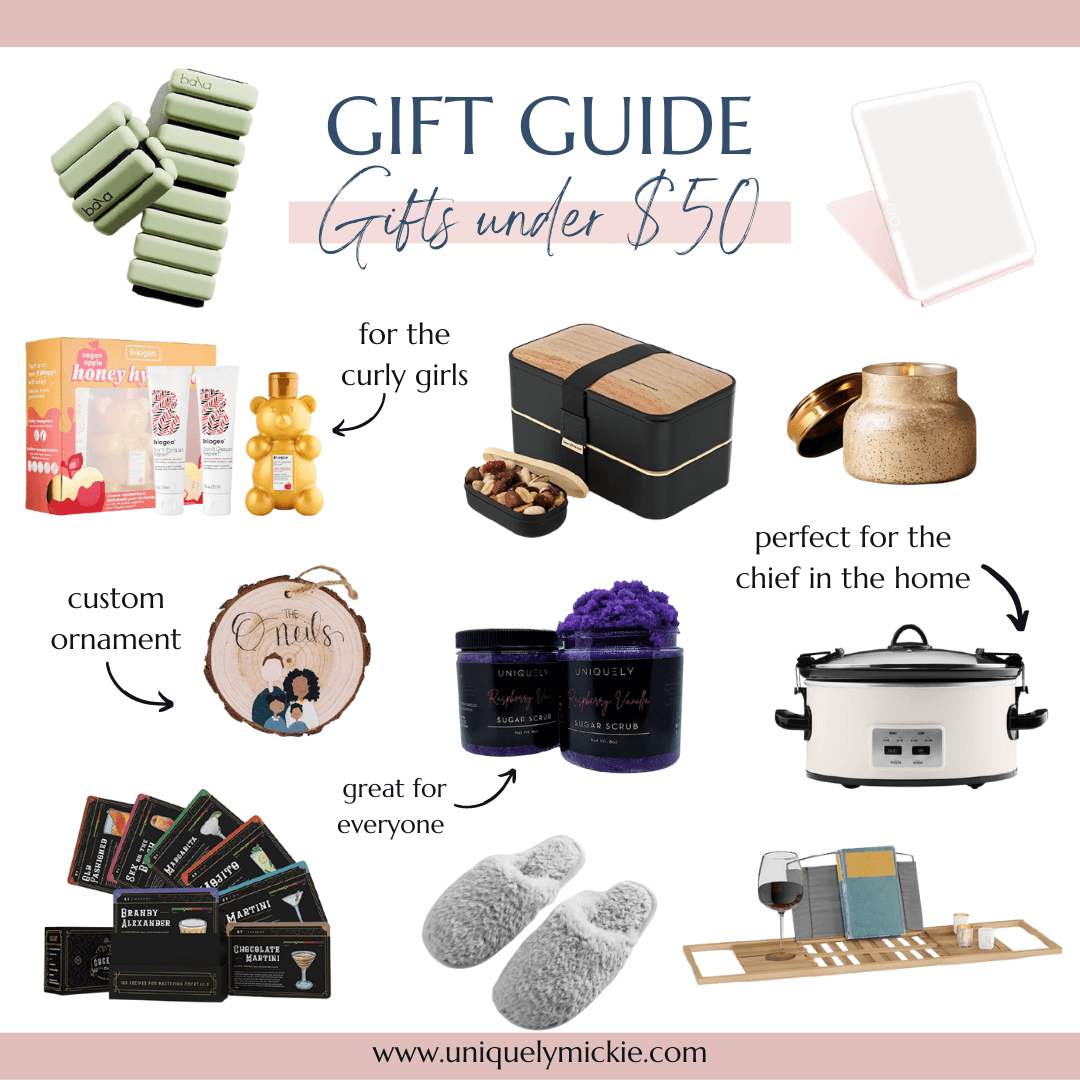 Gift Ideas for Women under $50