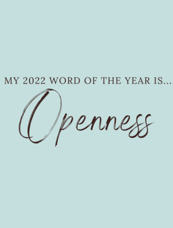 My Word of the Year + Goals for 2022