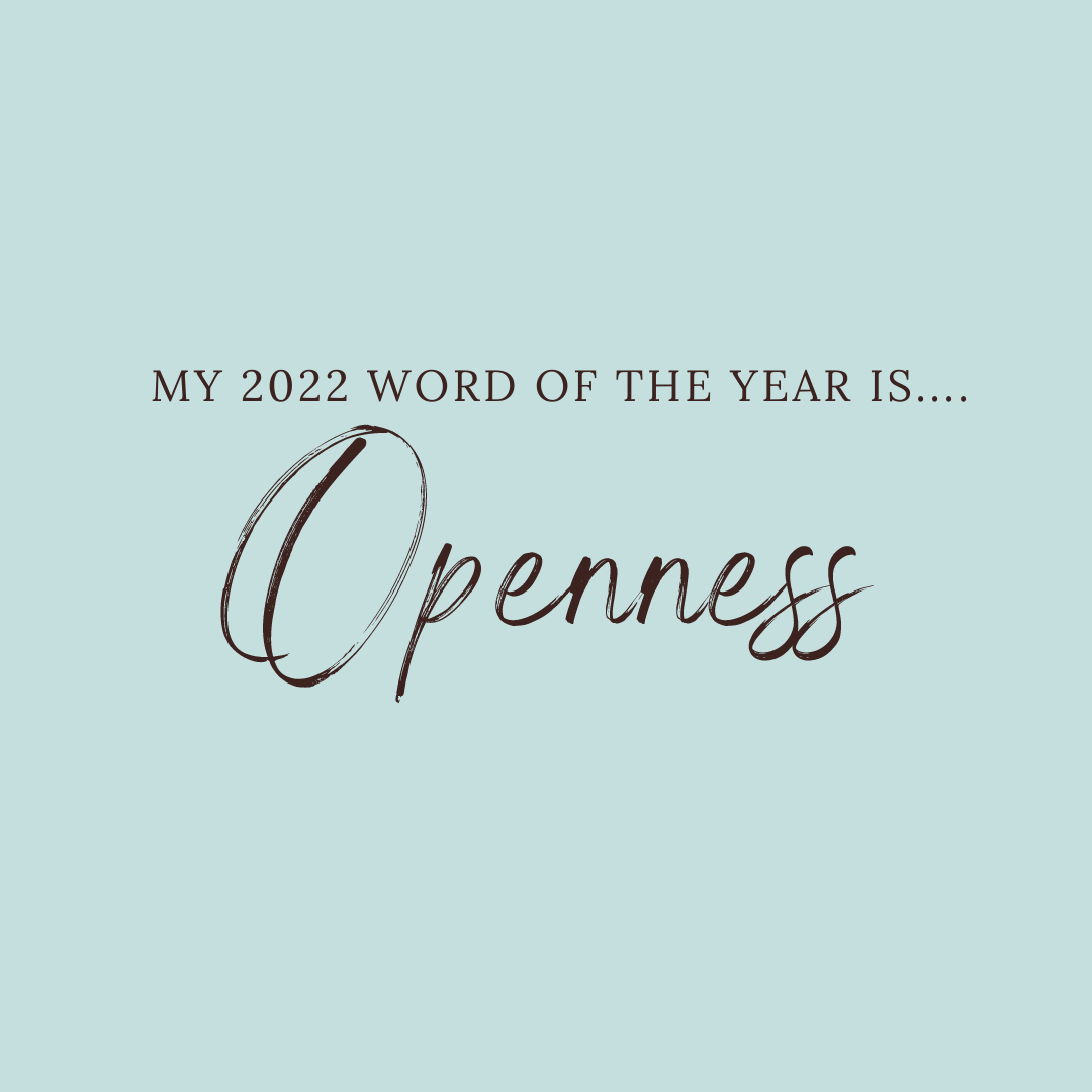 My Word of the Year + Goals for 2022