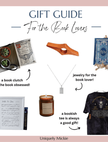 gift guide for the book lovers: 8 ideas for the book-obsessed person